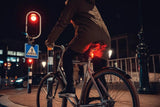 Axa DWN 30 / DWN REAR Akku-Beleuchtungsset 30 Lux Schwarz - StVZO zugelassene Fahrradbeleuchtung