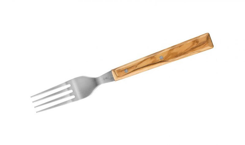 Opinel LA TABLE AU SOLEI Set, 4 Gabeln + 4 Messer Olive - Besteckset für Genießer S