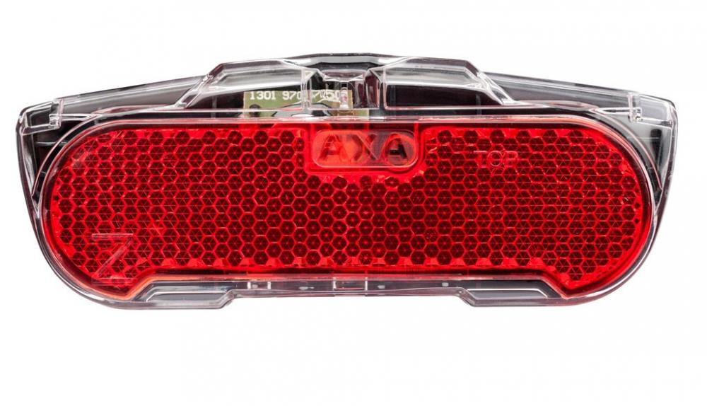 Axa Dynamo-Rücklicht Slim Steady 50mm für Gepäckträger schwarz-transparent StVZO
