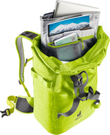 Deuter Amager 25+5 Fahrradrucksack Citrus - Wasserdicht, ergonomisch, 25+5 Liter