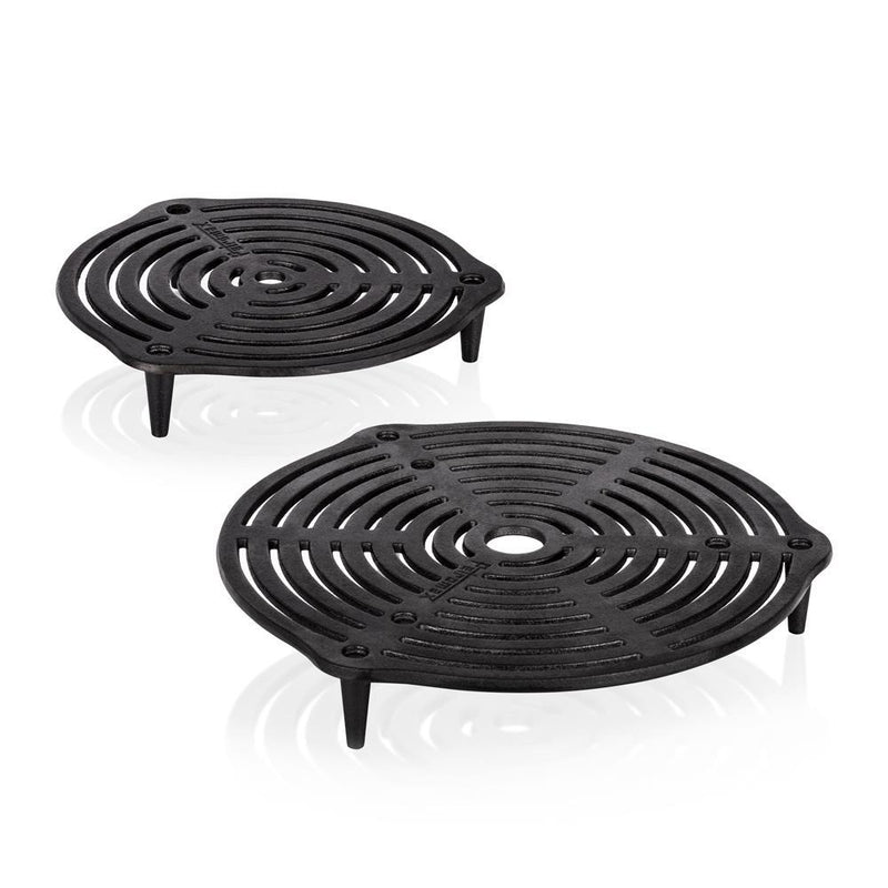 Petromax Stapelrost aus Gusseisen Ø 23 cm, ideal für Feuertöpfe ab ft4.5, ermöglicht Backen, Dünsten und Dampfgaren auf mehreren Ebenen ohne Anbrennen