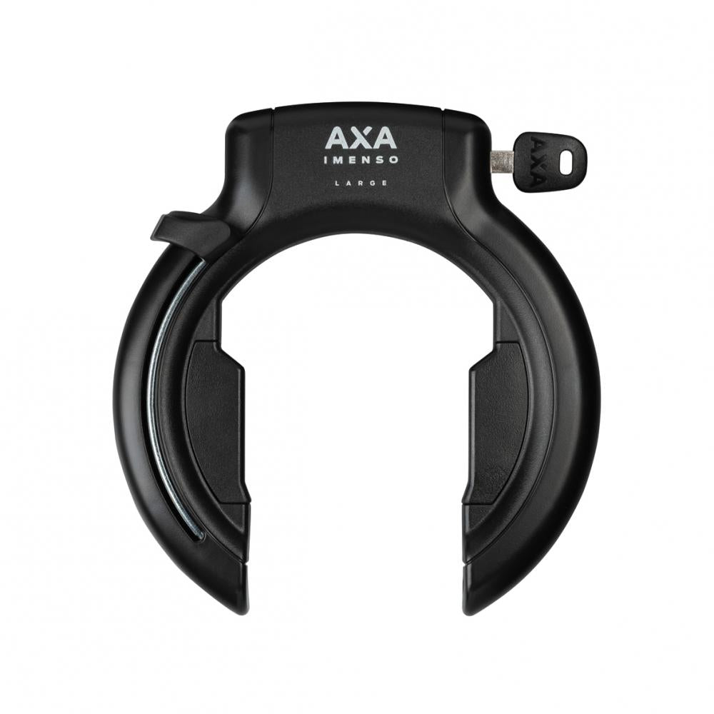 Axa Rahmenschloss Imenso Large schwarz Öffnung 75mm Schlüssel abziehbar