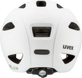 uvex oyo Kinder-Fahrradhelm white-black matt 45-50 cm - leichter Inmold-Helm mit xTRA Shield, KID PROtect, 10 Belüftungen, LED-ready