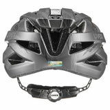 Uvex i-vo cc Fahrradhelm Black-Smoke matt 56-60 cm - leichter Allrounder mit 24 Belüftungsöffnungen, 3D IAS 3.0, Plug-in LED-kompatibel