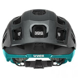 Uvex React MTB-Helm black-teal matt 59-61 cm - Double-Inmold, IAS 3.0, Monomatic, 14 Belüftungen, EN 1078