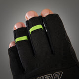 CHIBA Via Ferrata - Klettersteig-Handschuhe XS schwarz, robuster Grip & Schutz