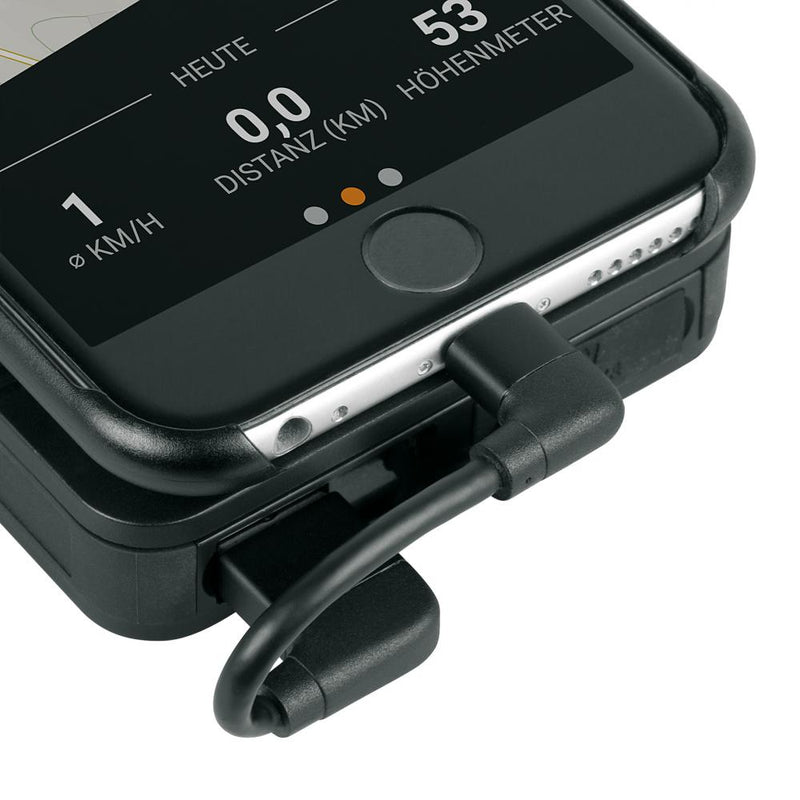 SKS GERMANY COMPIT Kabel iPhone Lightning  kurzes Ladekabel mit Winkelstecker, verbindet iPhone mit COM/UNIT Powerbank, ideal für unterwegs