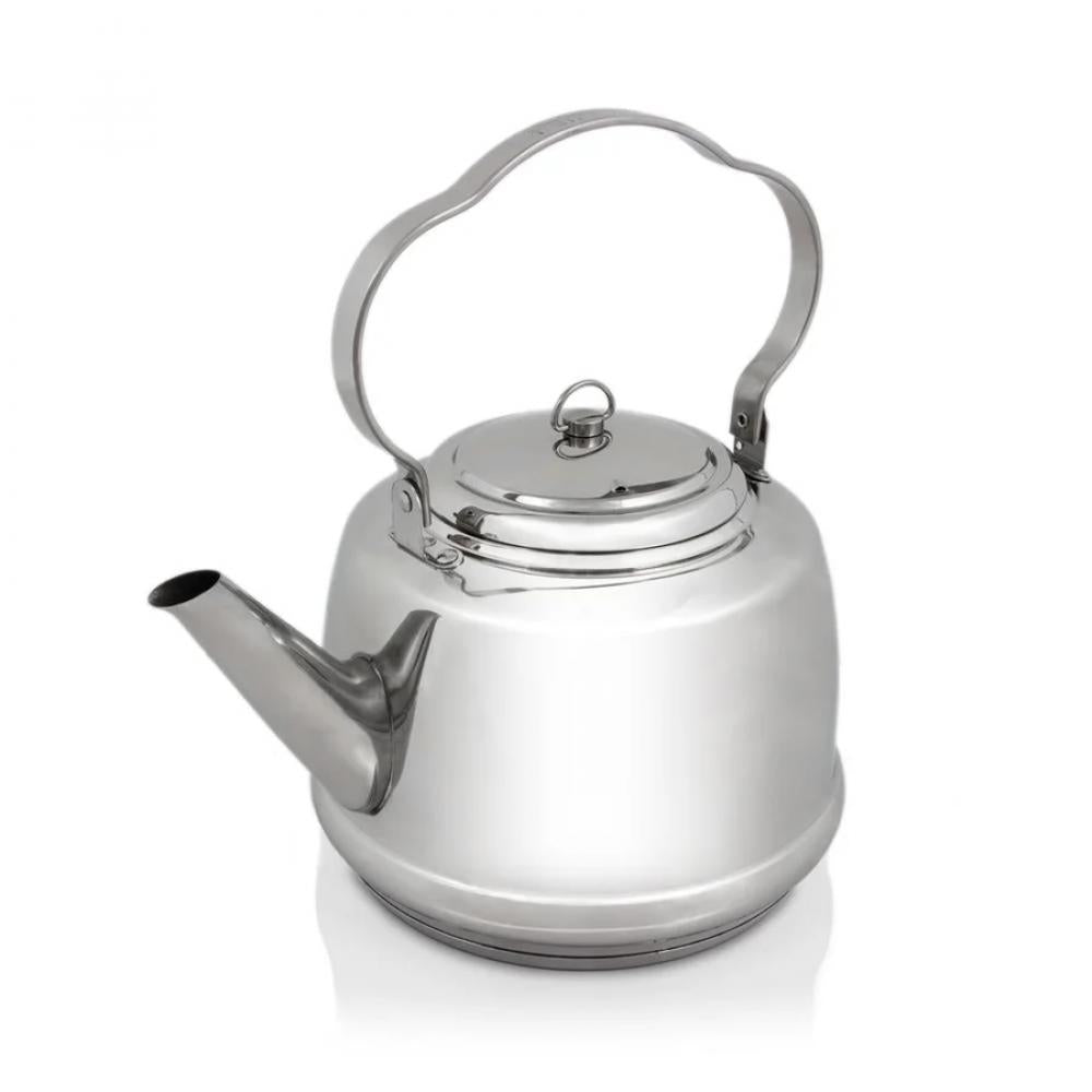 Petromax Teekessel TK1 Edelstahl 1,5 Liter  ideal für Outdoor, Camping und Zuhause, geeignet für offenes Feuer und alle Herdarten