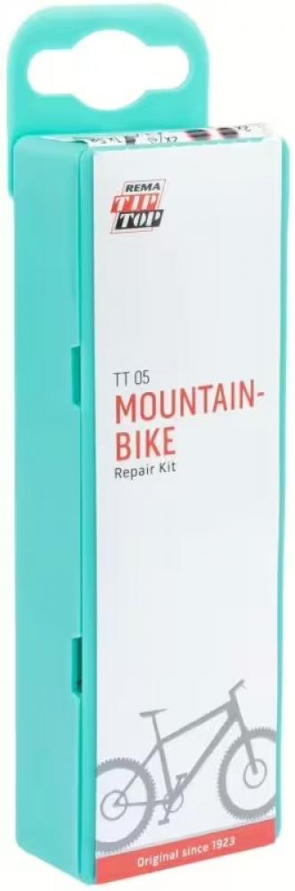 Tip Top Flickzeug Set TT 05 SB Schlauchreparaturset mit Reifenhebern Vulkanisierflüssigkeit Flicken Raupapier Fahrrad Pannenset