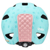 uvex oyo style - Kinderfahrradhelm 50-54 cm - flowers cyan matt - leicht, belüftet, anpassbar, erweiterbar mit LED-Licht, hoher Schutz & Komfort