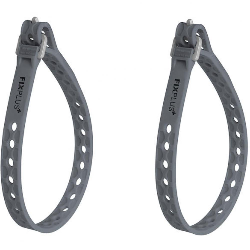 FixPlus Spannband Strap Nano/Slim Fit 30, 30 cm Dunkelgrau - vielseitiges Fixierband