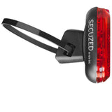 Busch + Müller E-Bike-Rüchlicht SECUZED E Brex 6-50V Schwarz - Intelligentes Bremslicht mit BREX-Technologie