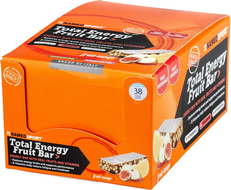 NAMEDSPORT TOTAL ENERGY FRUIT BAR Fruit Tango 25 x 35 g - schnelle Energie für Ausdauersport