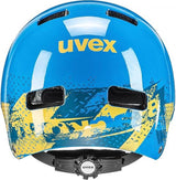 UVEX Kid 3 Kinder-Fahrradhelm, Hartschale, 10 Belüftungsöffnungen, IAS-Größenanpassung, monomatic Verschluss, Größe 51-55 cm, Farbe: Blackout Blue
