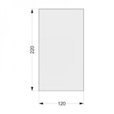 Tatonka Floorsheet Tyvek I 120 × 220 cm - Bodenschutzplane Unisex mit ultraleichtem Tyvek-Material