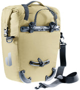 Deuter Valbona 20+5 Gepäckträgertasche 25 Liter Desert - Wasserdicht mit Roll-Top