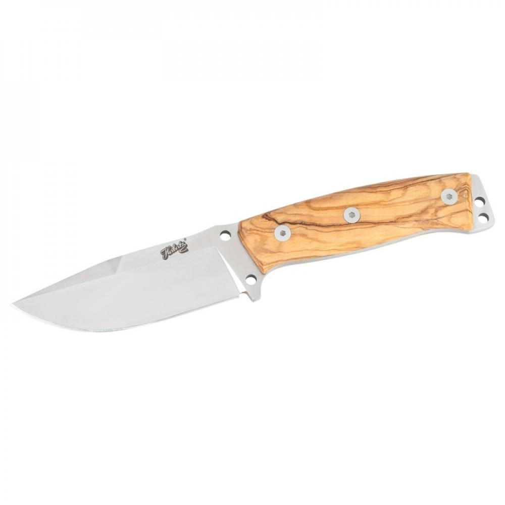 Herbertz Gürtelmesser SKADI I (Olivenholz Griffschalen) - Gürtelmesser Outdoor L