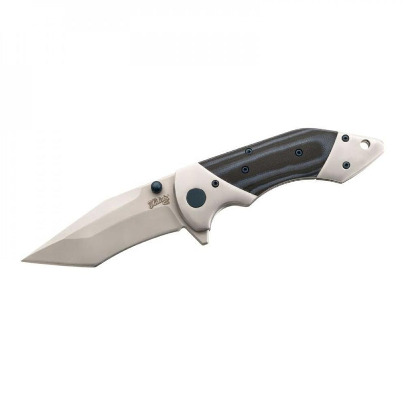 Herbertz Selektion Einhandmesser, G10, schwarz/blau - Einhandmesser Outdoor L