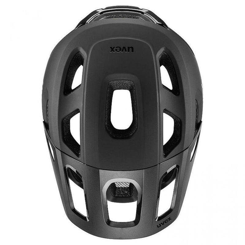 uvex react MIPS MTB-Helm 52-56cm, Multi-Inmould, MIPS-Schutz, 3D IAS, Monomatic-Verschluss, FAS-System, black matt, Top-Schutz und Komfort