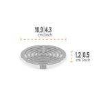 Petromax Atago Grillplatte Einsatz  Grillrost aus geöltem Stahl für charakteristische Grillstreifen, passend für Atago Grill, 10,9 x 10,9 x 1,2 cm
