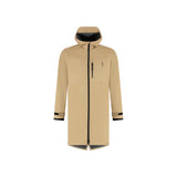 BBB Regenjacke Rainshield Parka L camel - wasserdicht atmungsaktiv, Kapuze, verlängerter Rücken, reflektierende Details, leicht verstaubar für Radtouren