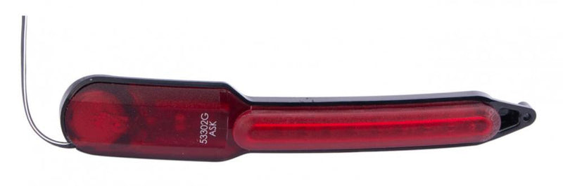 Busch & Müller Ersatz-Rücklicht Curana ILU, dynamobetriebenes LED-Rücklicht mit Standlichtfunktion, inklusive Anschlusskabel und Schraube, für Schutzblechmontage