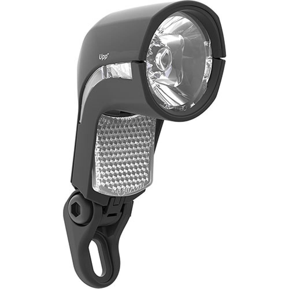 Busch+Müller Lumotec IQ2 Upp N plus - LED Dynamo-Scheinwerfer StVZO zugelassen - Scheibenbremse