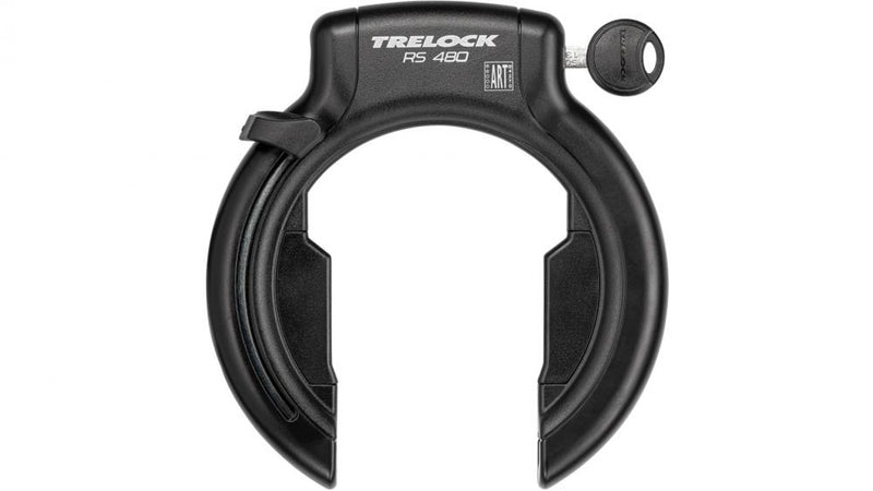 TRELOCK Rahmenschloss RS 480 NAZ XL - Rahmenschloss XL mit breitem Durchlauf und hohem Diebstahlschutz