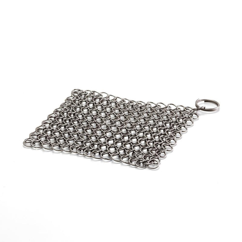 Petromax Ringreiniger XL Edelstahl 20x20 cm  Perfekt für Guss- und Schmiedeeisen, schont die Patina, ideal für Dutch Oven, Pfannen und Grillroste, langlebig und rostfrei