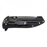 Herbertz Einhandmesser G10-Schalen Schwarz Klinge 8,3 cm - Klappmesser Outdoor L