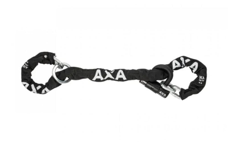 AXA Kettenschloss Loop 110 cm gehärtete Stahlglieder Ø 9,5 mm - Sicherheitsstufe 15 (ART 2-Sterne), inklusive Zylinderabdeckhaube
