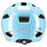uvex oyo Kinder-Fahrradhelm cloud blue/grey 50-54 cm  In-Mold-Technologie, uvex xTRA Shield, KID PROtect, IAS-System, 10 Belüftungsöffnungen, optionales Plug-in LED