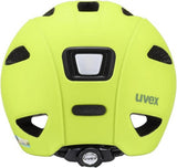 uvex Oyo Kinder-Helm neon yellow-moss green 50-54 cm - Inmould-Technologie, uvex xTRA Shield, KID PROtect Pad, IAS-System, 10 Belüftungen, optional LED