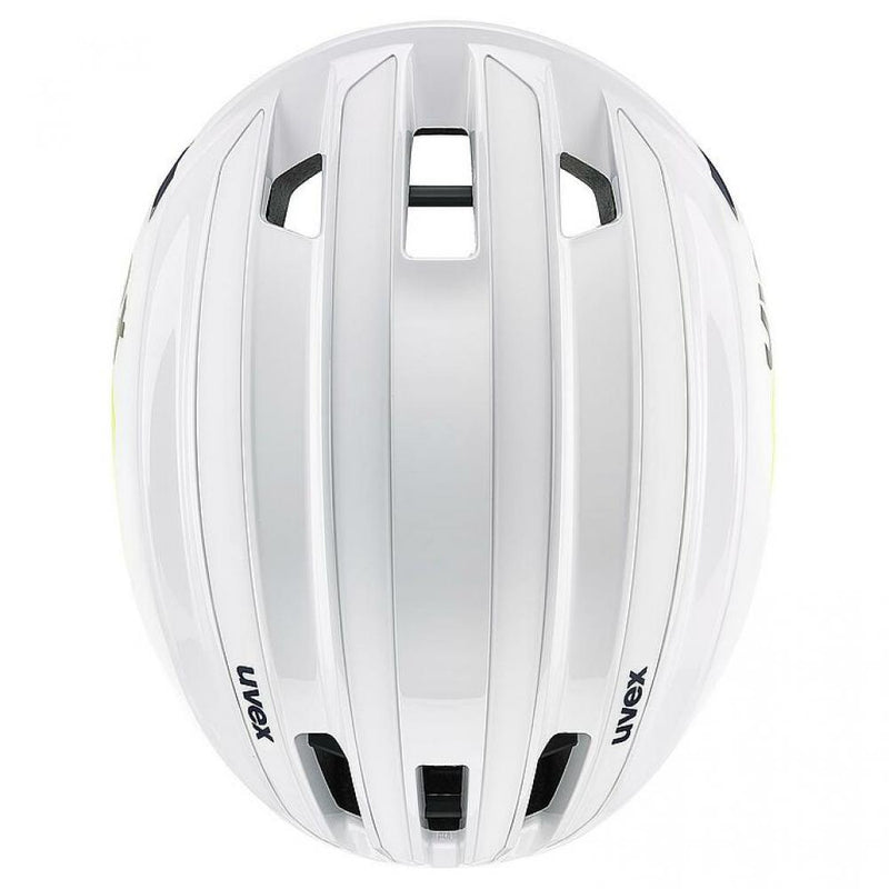 Uvex Surge Aero MIPS Rennradhelm Team Edition 53-56 cm, abnehmbares Aero-Cover, MIPS-Air-Node-System, Multi-Inmould-Technologie, reflektierende Elemente, integrierte Brillengarage
