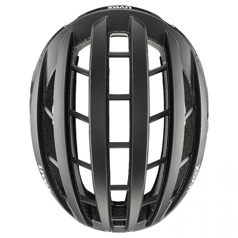 Uvex Surge Rennradhelm black matt 53-56 cm  leichter Inmould-Helm ohne Aero Cover, mit MIPS, 16 Ventilationsöffnungen, höhenverstellbar