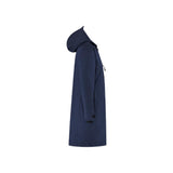 BBB Rainshield Parka Regenjacke XXL dunkelblau - wasserdicht, atmungsaktiv, verlängertes Rückenteil, verstellbare Kapuze, reflektierende Details, leichtes Packmaß