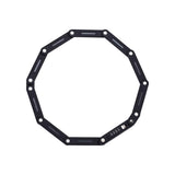 BBB Cycling Schloss CodeFold 5mm x 975mm schwarz - kompaktes, sicheres Faltschloss mit Zahlencode