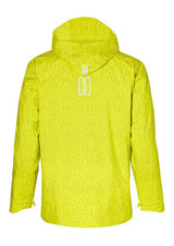 Basil Skane HiVis Herren Regenjacke neongelb L - 360° reflektierend, wasserdicht & atmungsaktiv (10.000 WP/MVP), Bionic Finish® Eco, ergonomischer Schnitt & helmtaugliche Kapuze