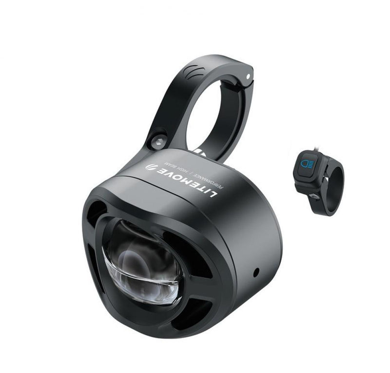 LITEMOVE Frontlicht mit Fernlicht AEW-230 Lenkerhalterung 230 - kompakter Hochleistungs-LED-Scheinwerfer