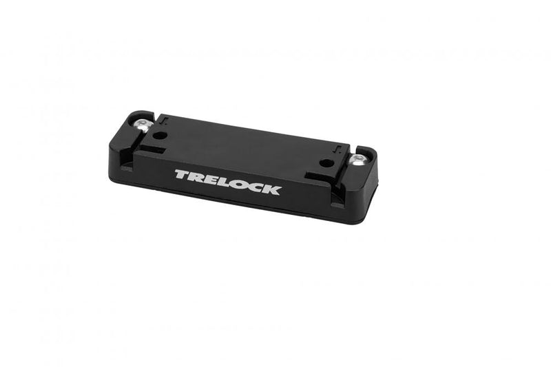 TRELOCK Halterung ADD IT - universelle Fahrradhalterung zur flexiblen Montage von Schlössern - Flaschen und Zubehör am Rahmen passend für 64mm Flaschenhalterpunkte - Adapter