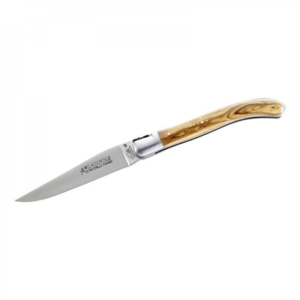 Fontenille Pataud Taschenmesser LAGUIOLE XS Olivenholz - Taschenmesser Radsportler XS