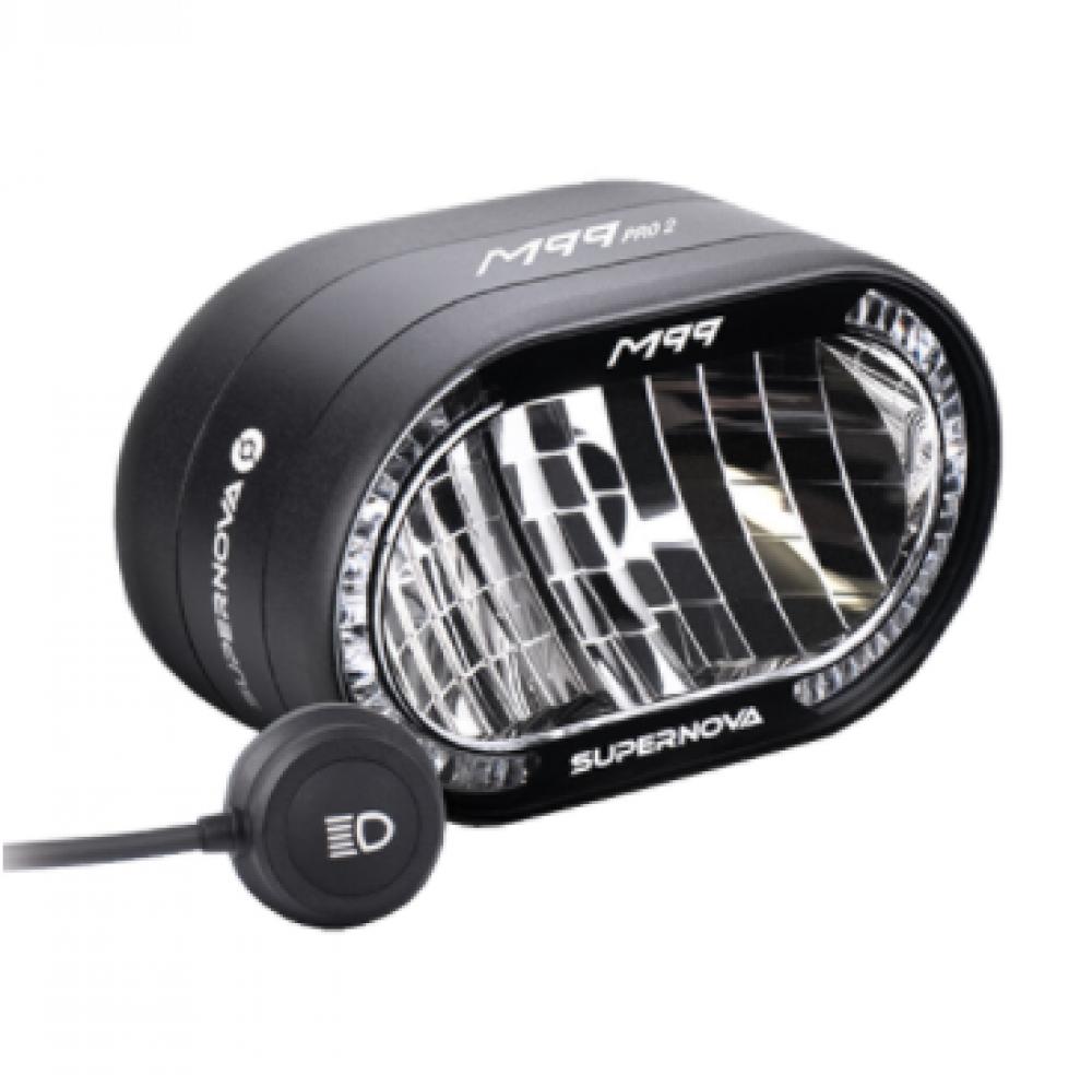 E-Bike-Scheinwerfer M99 PRO Supernova LED schwarz Stvzo